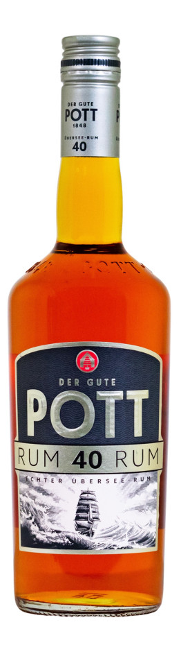 Pott Echter Übersee Rum - 0,7L 40% vol