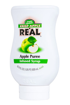 Real Crisp Apple Sirup mit Apfelpüree - 0,5L