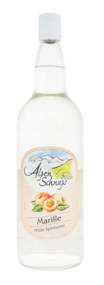 Alpenschnaps Steinbeisser Marillenaroma - 1 Liter 35% vol