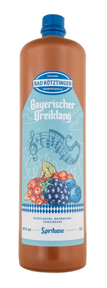 Bad Kötztinger Bayerischer Dreiklang Spirituose - 1 Liter 40% vol