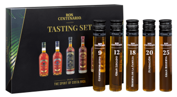 Paket [5 x 0,05 L] Centenario Rum Tasting Set - 0,25L 50% vol