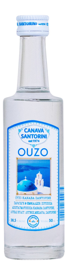 Ouzo Canava Santorini - 0,05L 38,5% vol