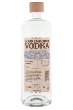 Koskenkorva Blueberry Juniper Flavoured Vodka - 1 Liter 37,5% vol