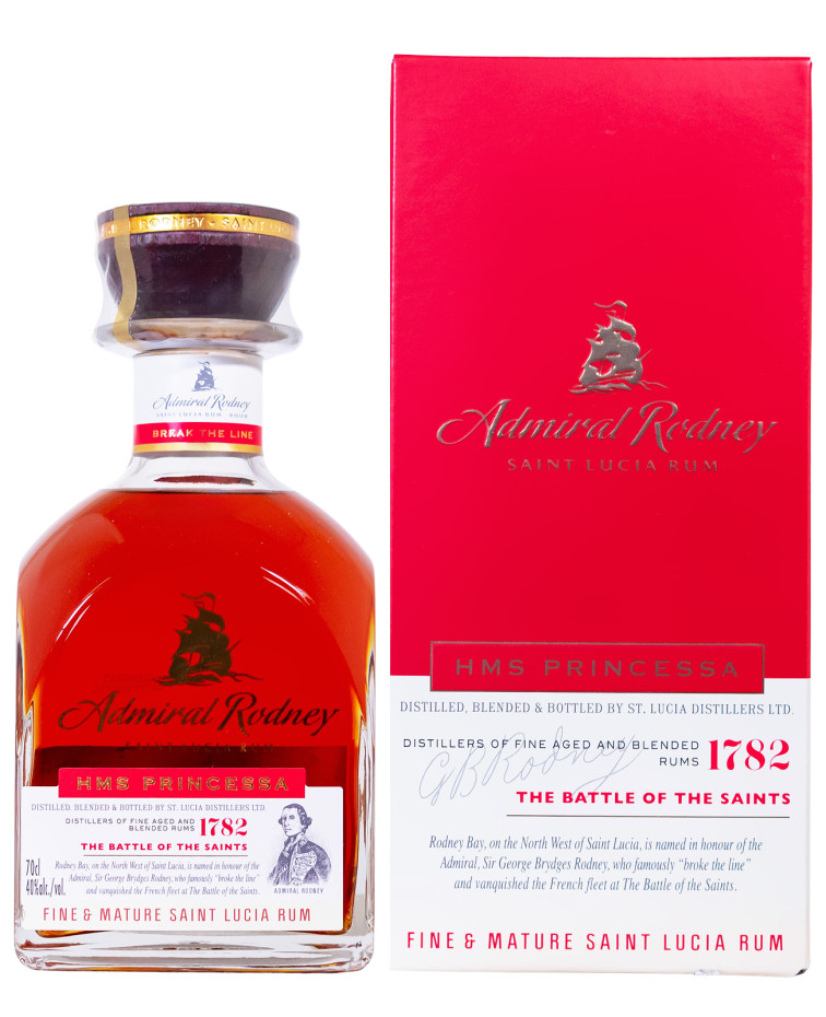 Admiral Rodney HMS Princessa Rum - 0,7L 40% vol