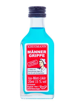 Männergrippe Ice-Mint-Likör - 0,02L 15% vol