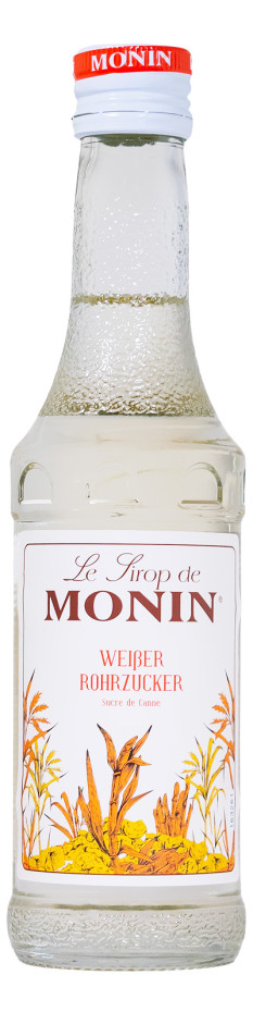 Monin Weißer Rohrzucker Sucre de Canne Sirup - 0,25L